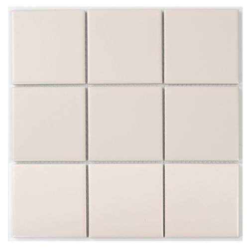 Gạch Mosaic vuông, hồng mờ