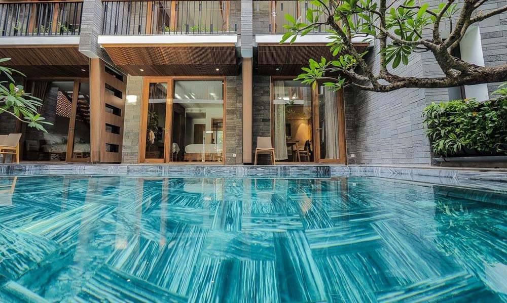 Đá sọc dưa lát hồ bơi